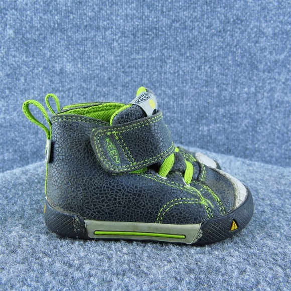 KEEN Boys Sneaker Shoes Gray Synthetic Hook & Loop Size‎ T 4 Medium - Picture 4 of 9